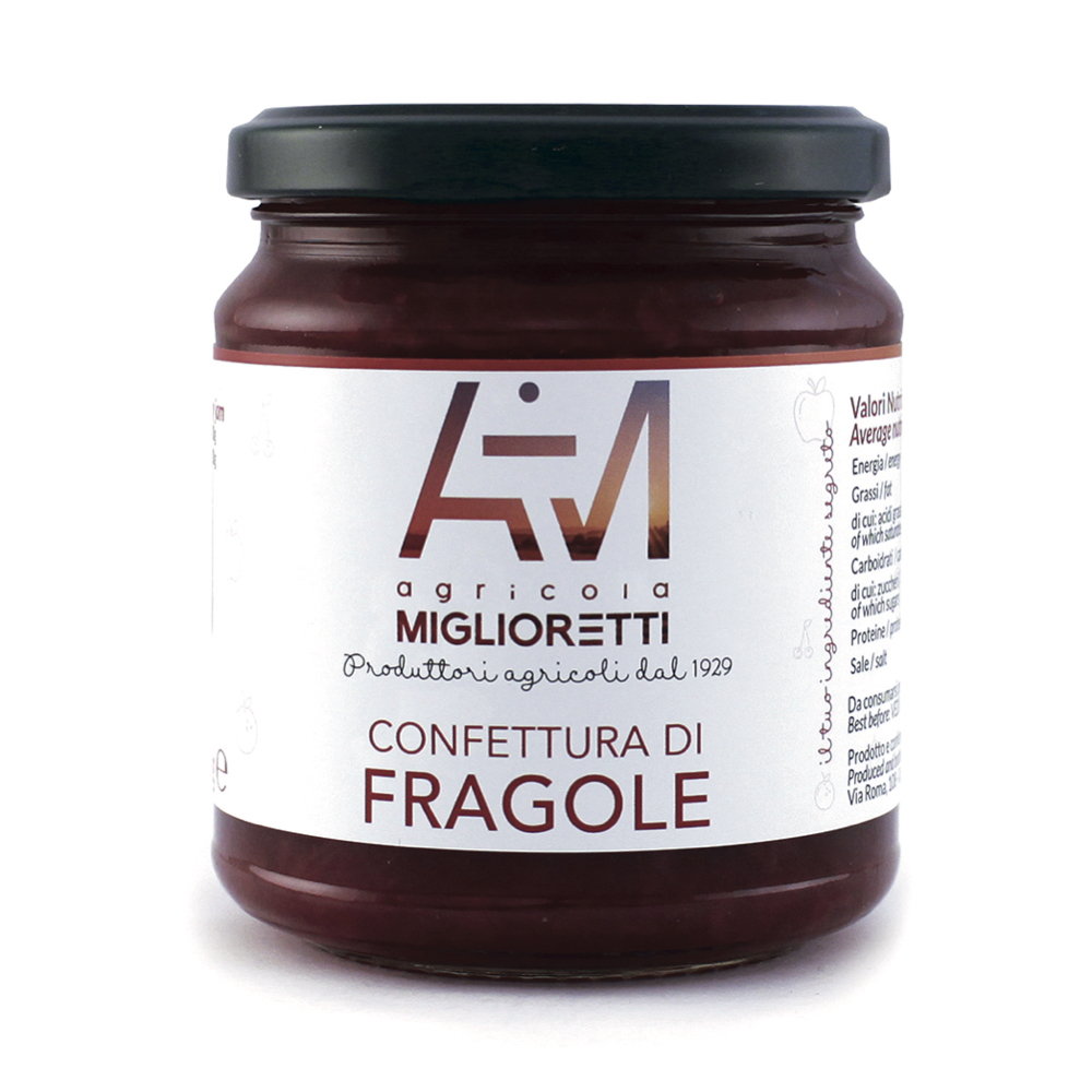 "CONFETTURA DI FRAGOLE" AGRICOLA MIGLIORETTI 345g